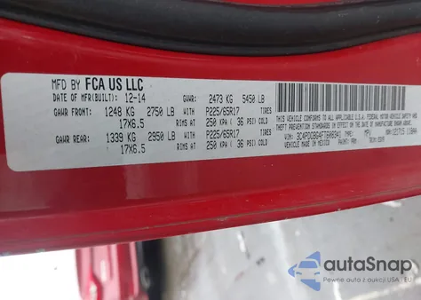 2015 Dodge Journey Sxt from USA, damaged, VIN 3C4PDCBG4FT608341